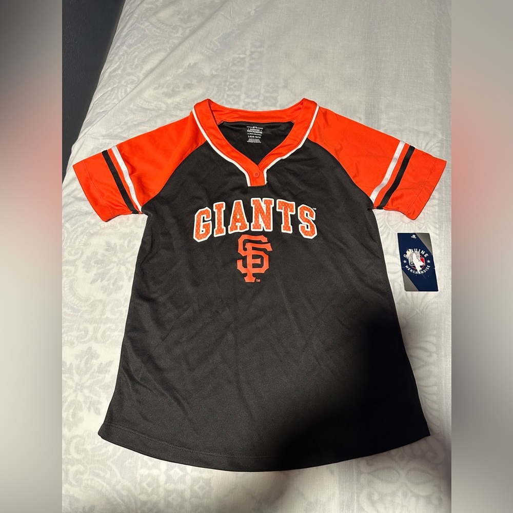 Genuine Merchandise Giants girl Jersey - Black and Orange